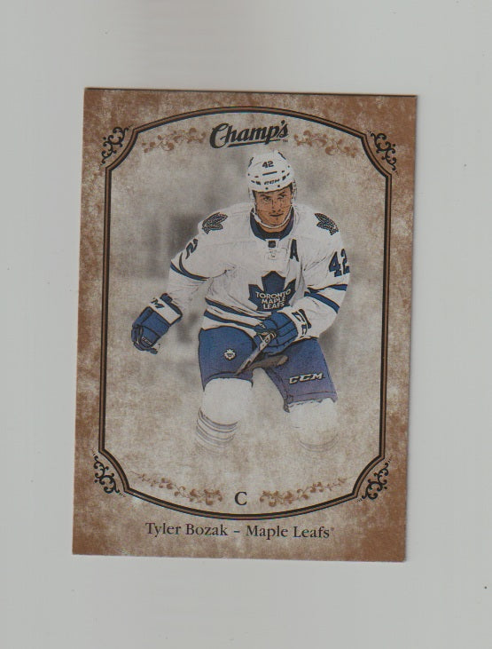 2015-16 Upper Deck Champs Gold Variant Front #30 Tyler Bozak
