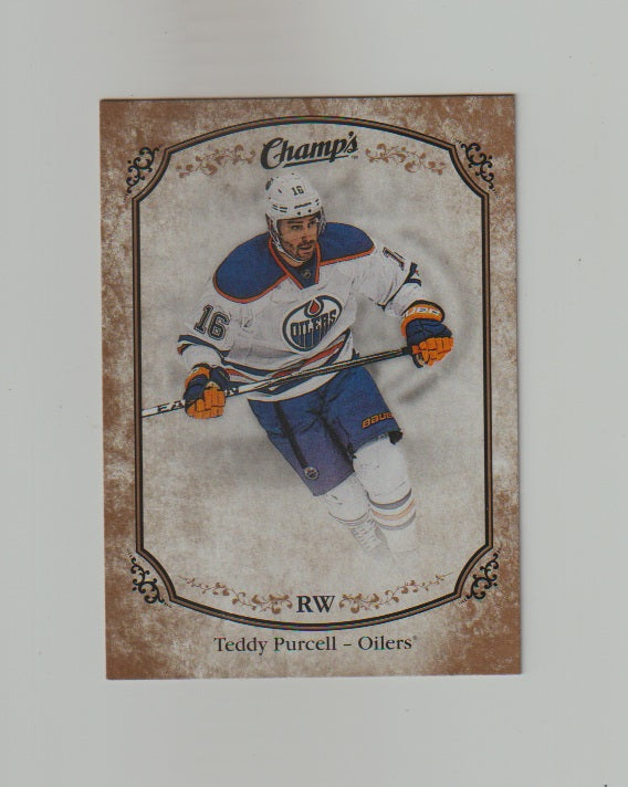 2015-16 Upper Deck Champs Gold Variant Front #49 Teddy Purcell