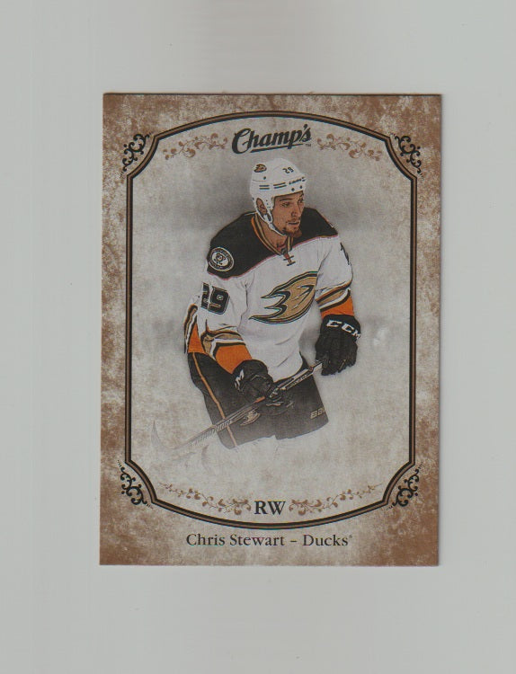2015-16 Upper Deck Champs Gold Variant Front #57 Chris Stewart