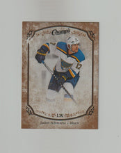 Load image into Gallery viewer, 2015-16 Upper Deck Champs Gold Variant Front #62 Jaden Schwartz

