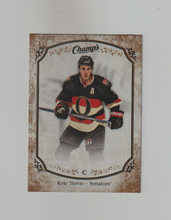 2015-16 Upper Deck Champs Gold Variant Front #66 Kyle Turris