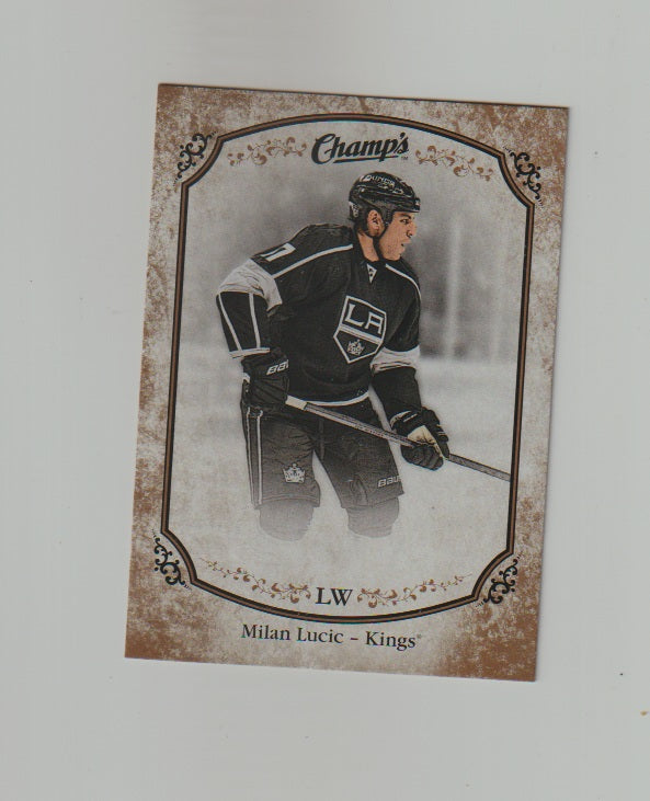 2015-16 Upper Deck Champs Gold Variant Front #69 Milan Lucic