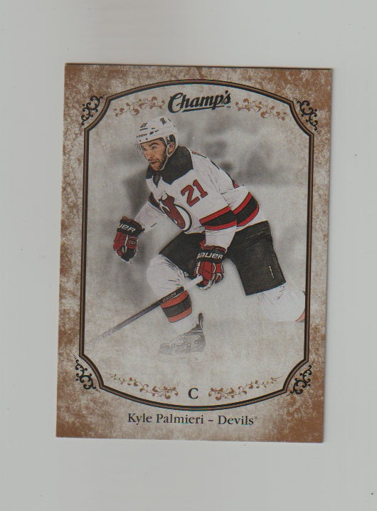 2015-16 Upper Deck Champs Gold Variant Front #70 Kyle Palmieri