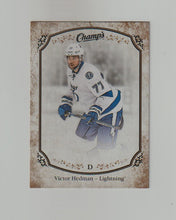 Load image into Gallery viewer, 2015-16 Upper Deck Champs Gold Variant Front #83 Victor Hedman
