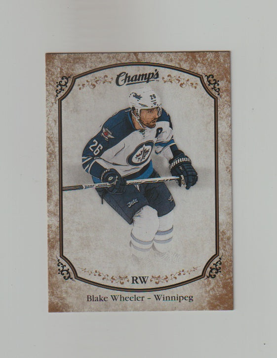 2015-16 Upper Deck Champs Gold Variant Front #87 Blake Wheeler