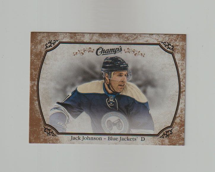2015-16 Upper Deck Champs Gold Variant Front #99 Jack Johnson