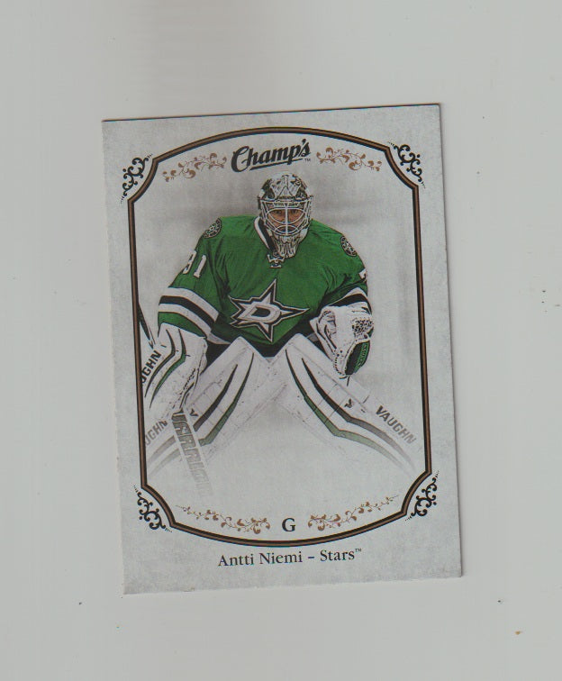 2015-16 Upper Deck Champs #7 Antti Niemi