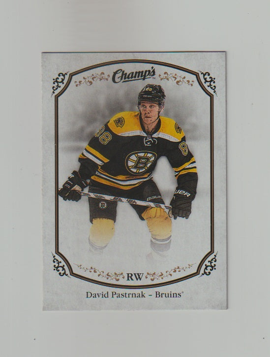 2015-16 Upper Deck Champs #91 David Pastrnak