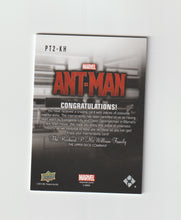 Load image into Gallery viewer, 2015 Ant-Man Pym Particles Dual Memorabilia #PT2-KH David Dastmalchian as Kurt &amp; Evangeline Lilly as Hope van Dyne
