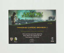 Load image into Gallery viewer, 2015 Arrow Season 1 Autographs #A13 Byron Mann as Yao Fei

