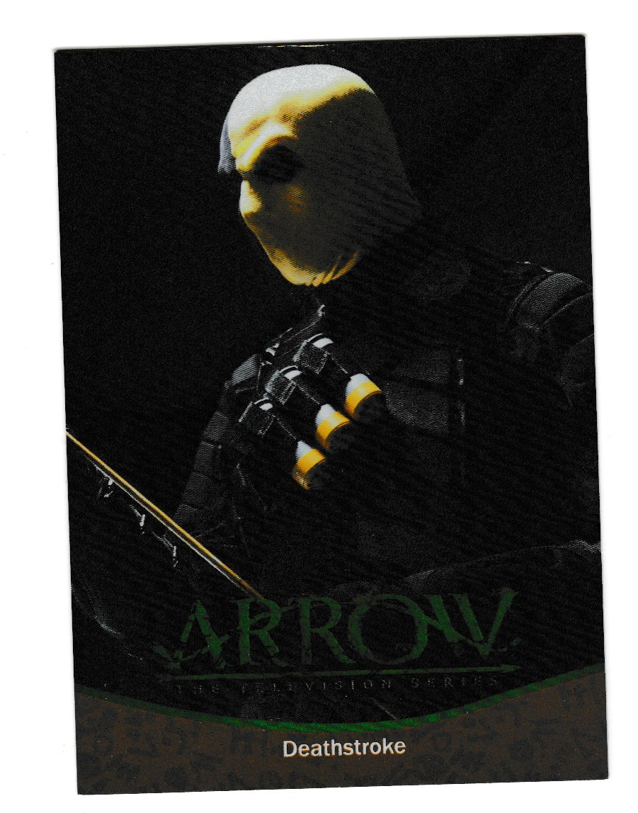 2015 Arrow Season 1 Character Bio Bronze #CB15 Deathstroke