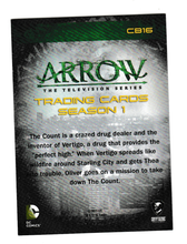 Load image into Gallery viewer, 2015 Arrow Season 1 Character Bio #CB16 The Count

