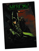 Load image into Gallery viewer, 2015 Arrow Season 1 Comic Cover Chrome #CCC6 Arrow Under Fire
