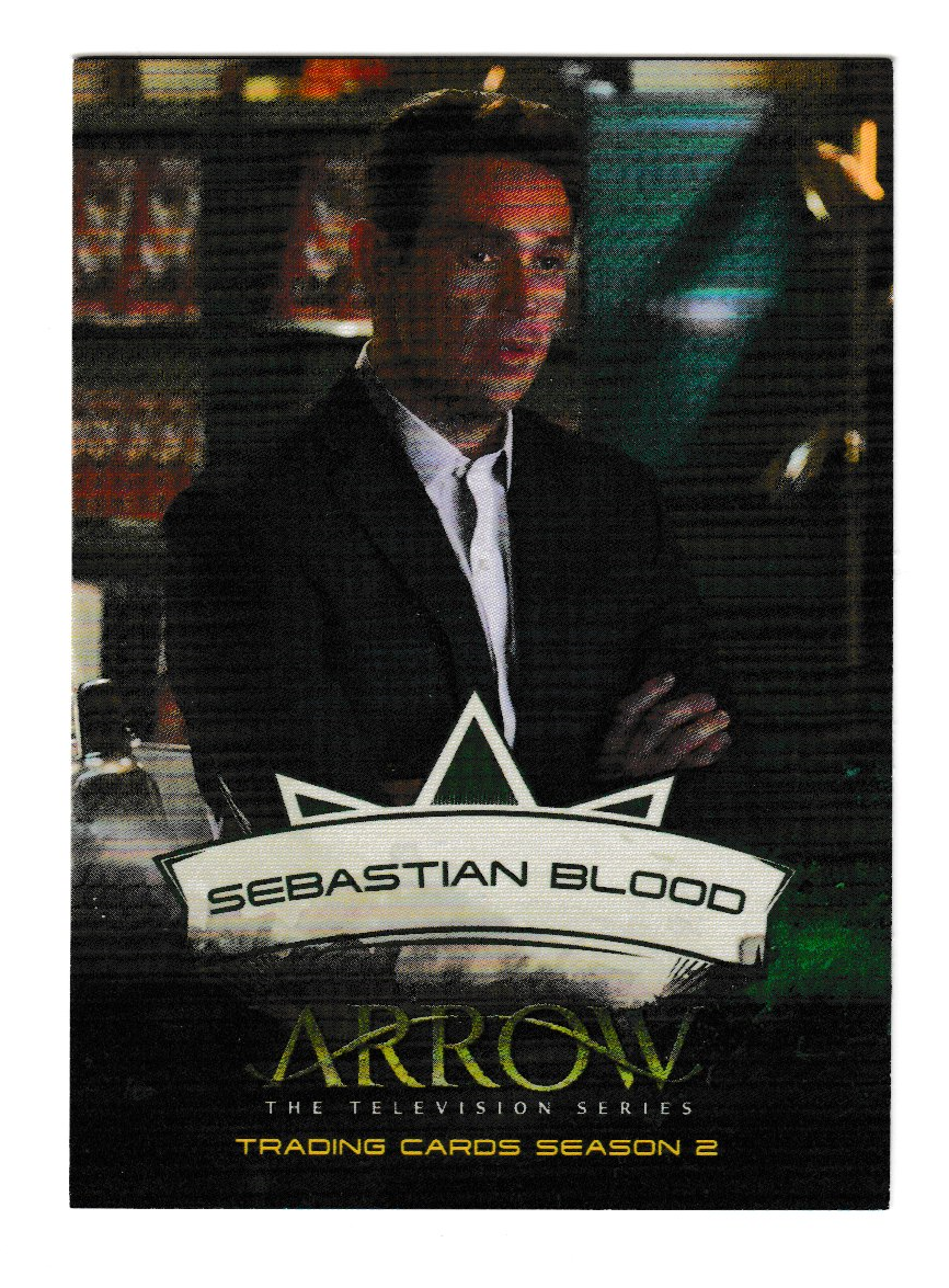 2015 Arrow Season 2 Insert Characters #CB2 Sebastian Blood