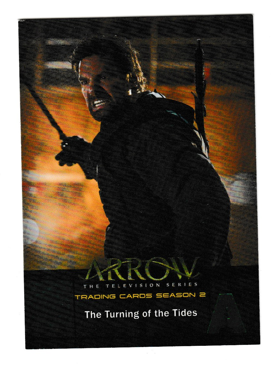 2015 Arrow Season 2 Parallel Green Foil #44 The Turning of the Tides