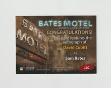 Load image into Gallery viewer, 2015 Bates Motel Season 1 Autographs #ADC David Cubitt as Sam Bates
