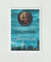 Load image into Gallery viewer, 2015 Continuum Season 3 Bordered Autographs Luvia Peterson as Jasmine Garza
