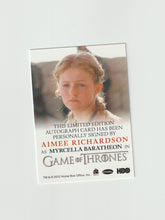 Load image into Gallery viewer, 2015 Game of Thrones Season 4 Full Bleed Autographs Aimee Richardson as Myrcella Baratheon
