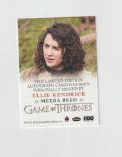 Load image into Gallery viewer, 2015 Game of Thrones Season 4 Full Bleed Autographs Ellie Kendrick as Meera Reed
