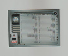 Load image into Gallery viewer, 2015 Marvel Agents of S.H.I.E.L.D. S1 Gold #70 Checklist 1
