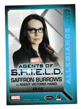 Load image into Gallery viewer, 2015 Marvel Agents of S.H.I.E.L.D. Season 1 Allegiance #FF12 Agent Victoria Hand
