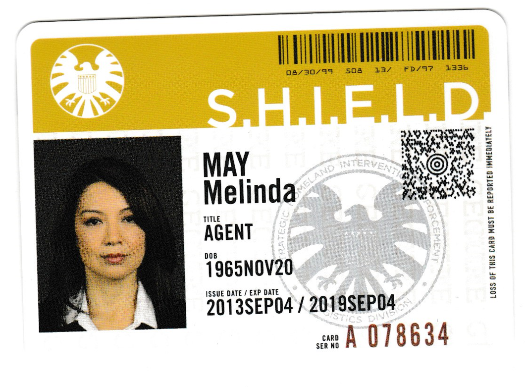 2015 Marvel Agents of S.H.I.E.L.D. Season 1 ID Cards #BD006 Melinda May