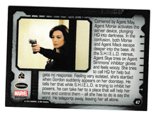 Load image into Gallery viewer, 2015 Marvel Agents of S.H.I.E.L.D. Season 2 Parallel Gold #47 One Door Closes #024/100
