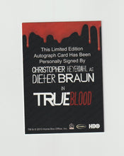 Load image into Gallery viewer, 2015 True Blood S7 Collectors Set Christopher Heyerdahl as Dieter Braun Autograph
