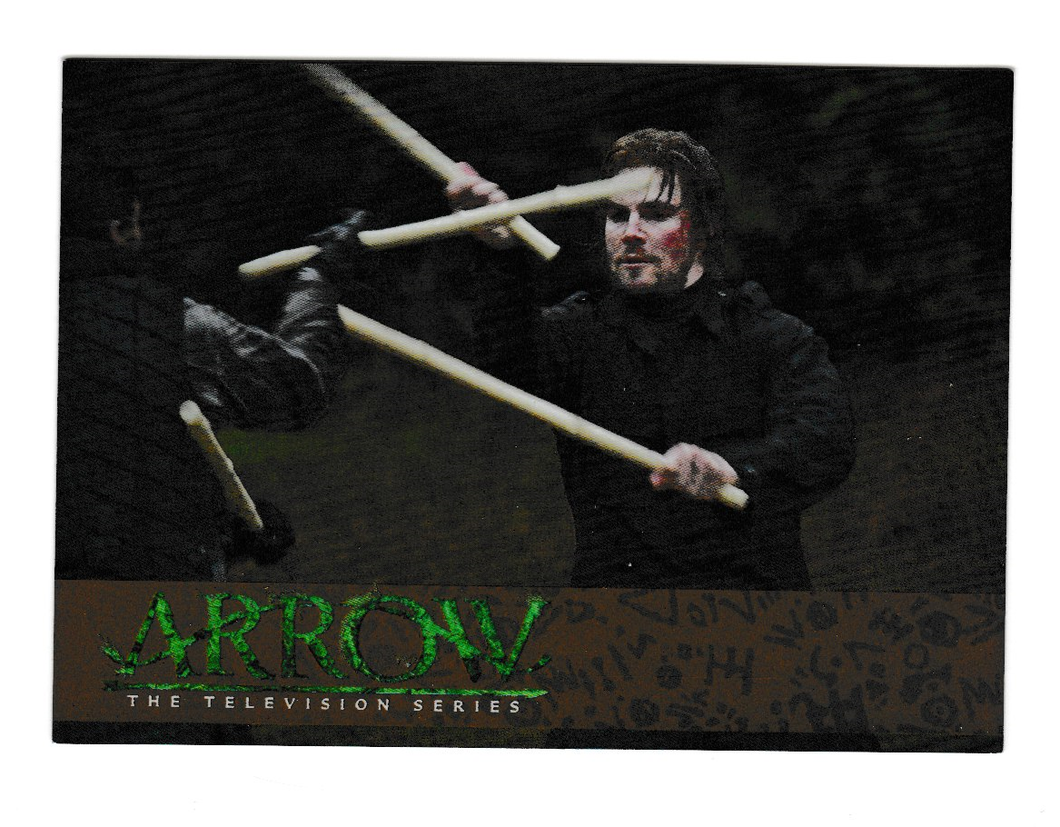 2015 Arrow Season 1 Training Slade Trains Oliver with Bamboo Batons
