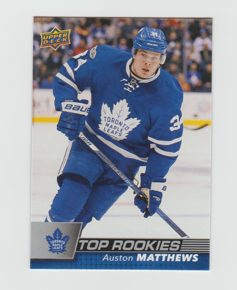 2016-17 MJ Holdings Top Rookies #R-1 Auston Matthews