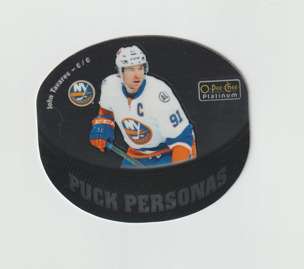 2016-17 O-Pee-Chee Platinum Puck Personas Die Cuts #PP-4 John Tavares