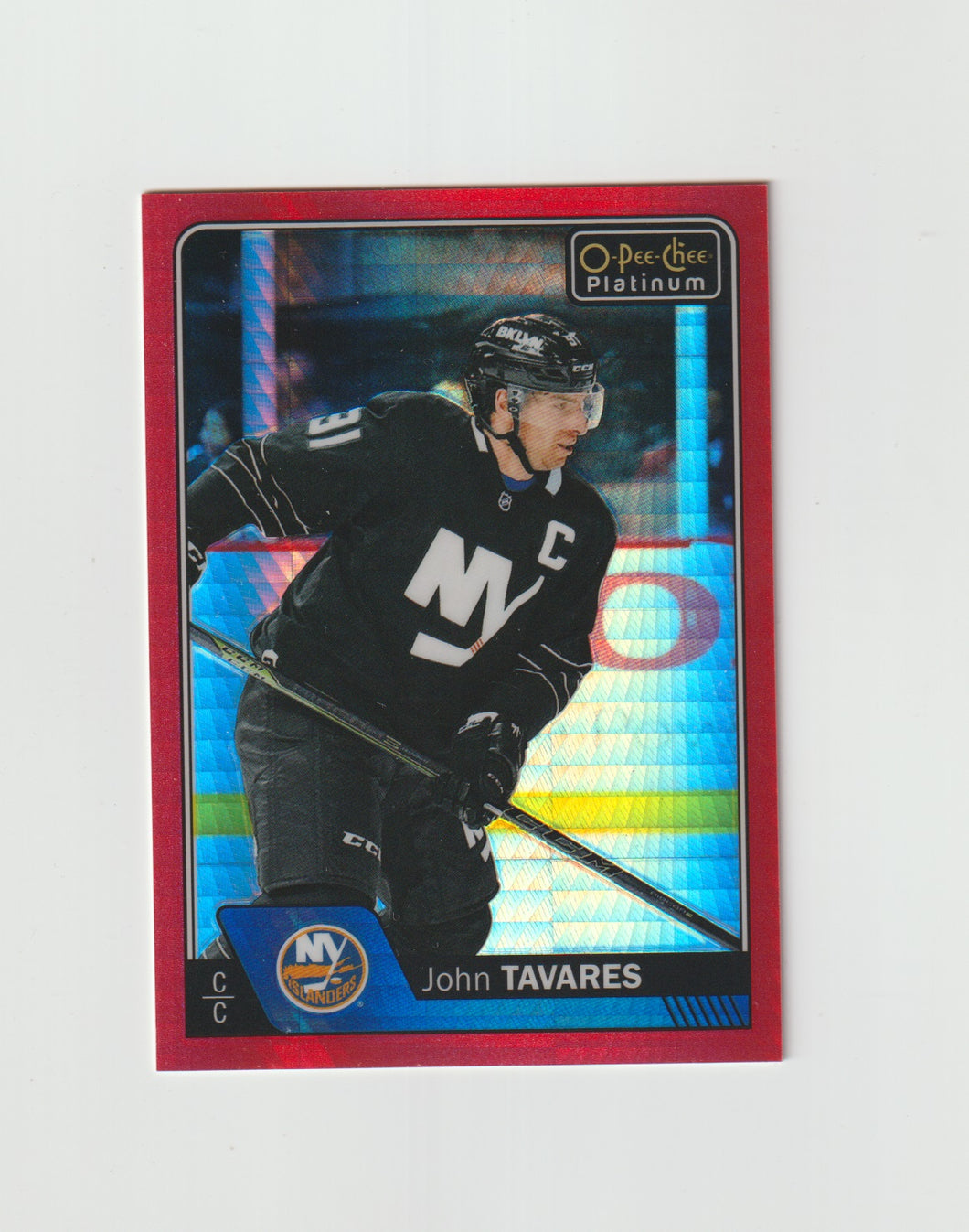 2016-17 O-Pee-Chee Platinum Red Prism #150 John Tavares