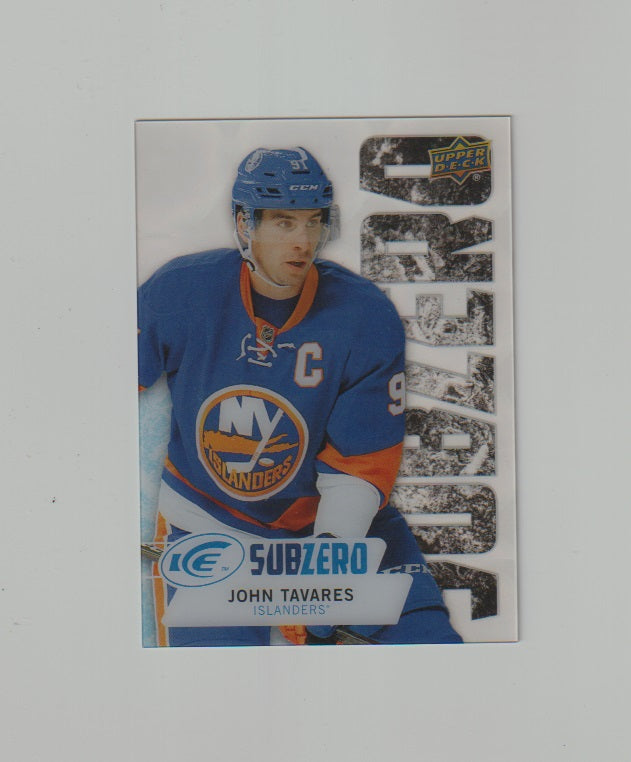 2016-17 Upper Deck Ice Sub Zero #SZ-30 John Tavares
