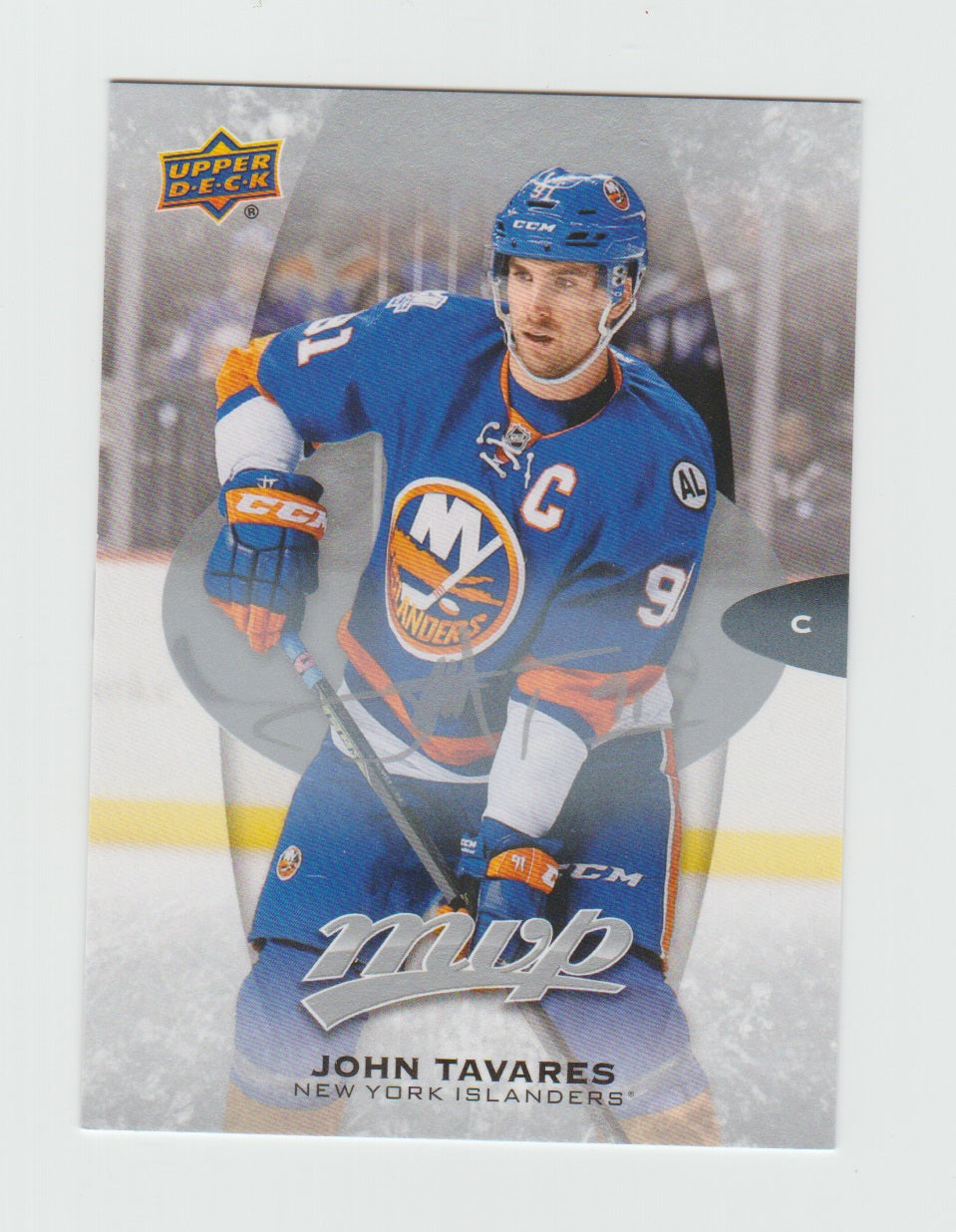 2016-17 Upper Deck MVP Silver Script #207 John Tavares