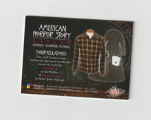 Load image into Gallery viewer, 2016 American Horror Story Asylum Costume Relics Dual #CD13 Evan Peters &amp; Jessica Lange
