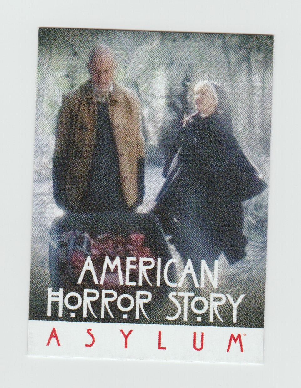 2016 American Horror Story Asylum White Logo Promos Chicago Non-Sport Card Show