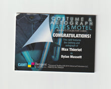 Load image into Gallery viewer, 2016 Bates Motel Season 2 Autographed Costumes #CAMT Max Thieriot as Dylan Massett
