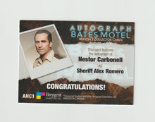 Load image into Gallery viewer, 2016 Bates Motel Season 2 Autographs #ANC1 Nestor Carbonell as Sheriff Alex Romero
