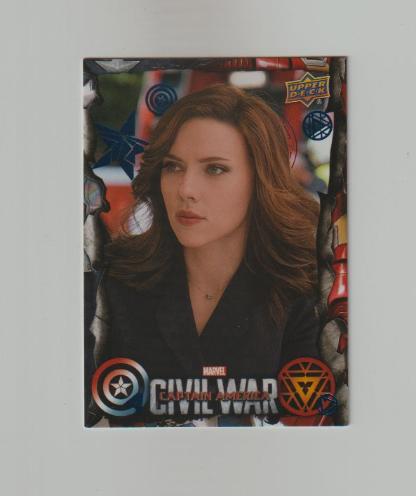 2016 Captain America Civil War Blue Foil #41 Natasha