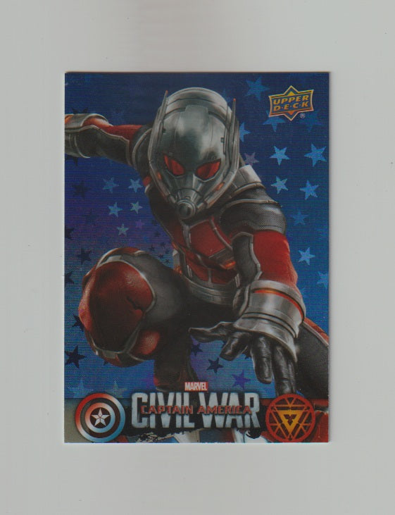2016 Captain America Civil War Walmart Exclusives Blue Foil #CW20 Ant-Man