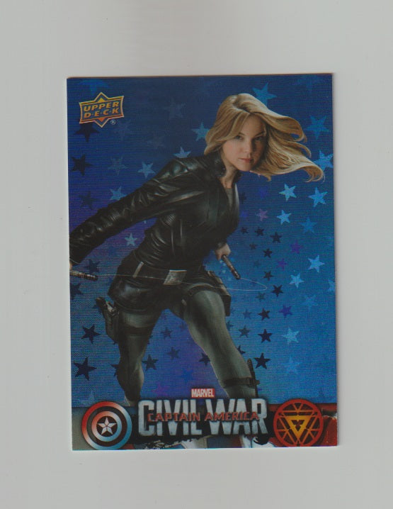 2016 Captain America Civil War Walmart Exclusives Blue Foil #CW21 Agent 13