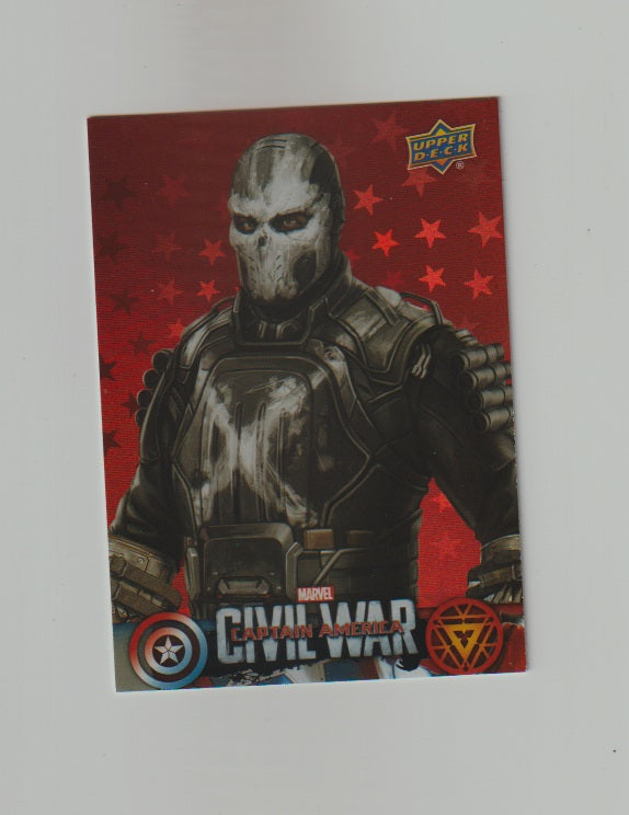 2016 Captain America Civil War Walmart Exclusives Red Foil #CW12 Crossbones