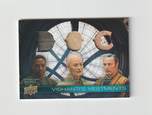 Load image into Gallery viewer, 2016 Doctor Strange Epack Vishanti&#39;s Vestments Triple #VVT-AKB Chiwetel Ejiofor as Mordo, Tilda Swinton as The Ancient One &amp; Mads Mikkelsen as Kaecilius
