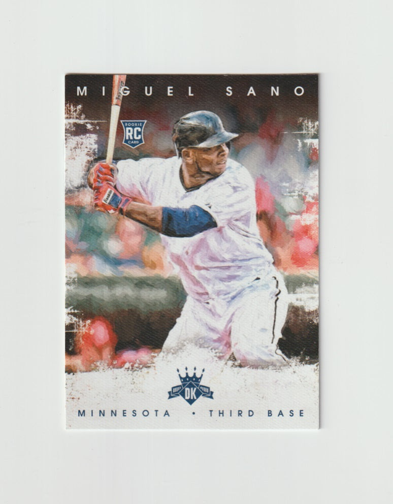 2016 Donruss Rookie RC Card #143A Miguel Sano