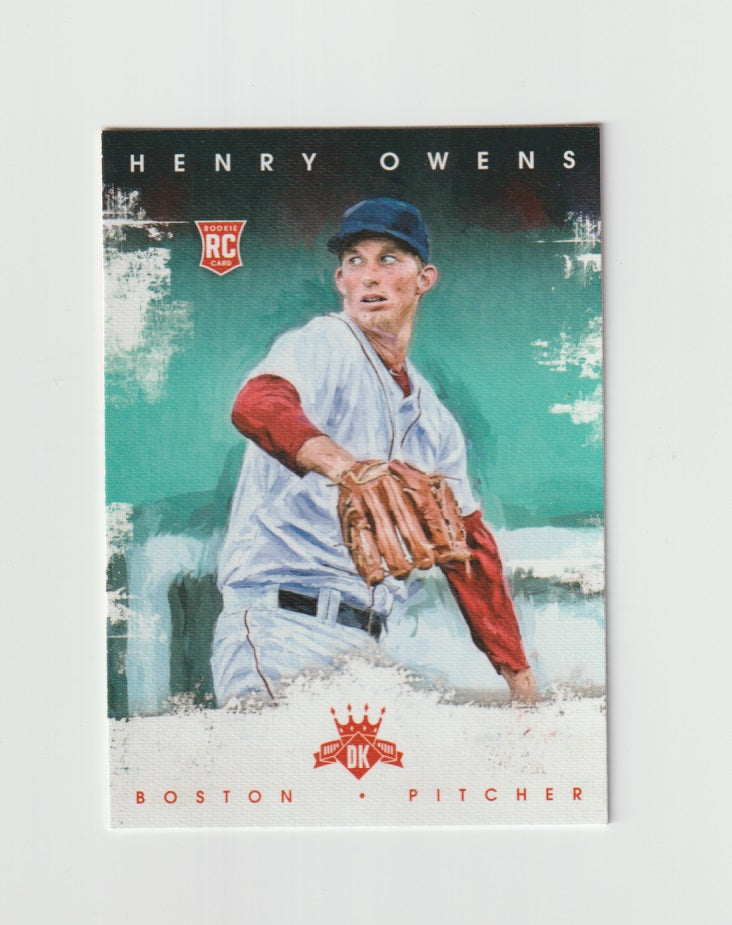 2016 Donruss Rookie RC Card #150 Henry Owens