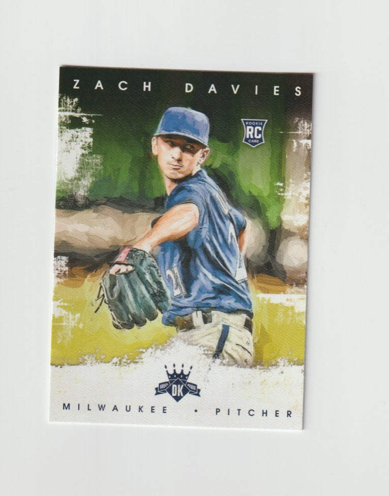 2016 Donruss Rookie RC Card #158 Zach Davies