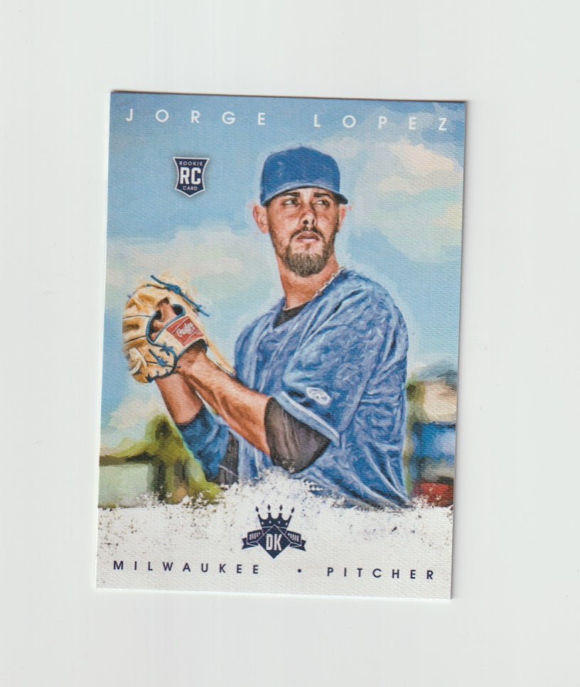 2016 Donruss Rookie RC Card #174 Jorge Lopez