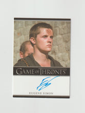 Load image into Gallery viewer, 2016 Game of Thrones Season 6 Bordered Autographs Eugene Simon as Lancel Lannister
