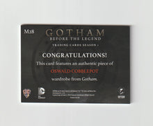 Load image into Gallery viewer, 2016 Gotham Before the Legend S1 Wardrobe #M28 Robin Lord Taylor as Oswald Cobblepot
