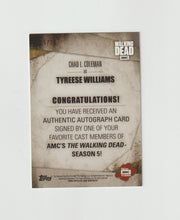 Load image into Gallery viewer, 2016 Walking Dead Season 5 Autographs Mold Chad L. Coleman as Tyreese Williams
